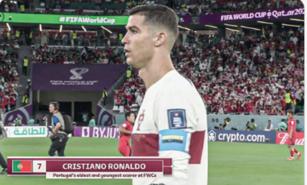 Cristiano Ronaldo’s “furious” comment after being replaced at World Cup caught on camera