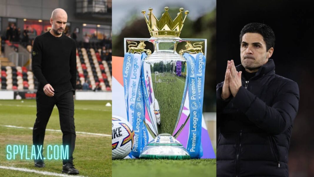 The supercomputer has made a fresh forecast for the exciting Premier League title race between Manchester City and Arsenal.